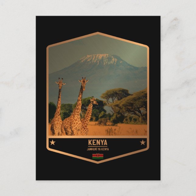 Postal Kenia (Anverso)