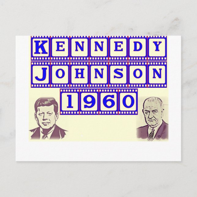 Postal Kennedy-Johnson 1960 (Anverso)
