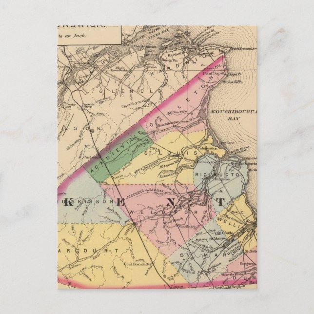 Postal Kent Co., NB (Anverso)