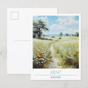 Postal Kent England Vintage Travel