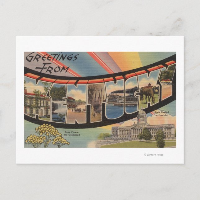 Postal Kentucky (Capital estatal/Flor) (Anverso)