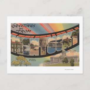 Postal Kentucky (Capital estatal/Flor)