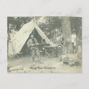 Postal Kentucky Hunting Camp 1908