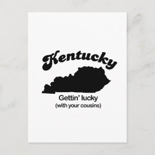 Postal Kentucky Motto - Gettin Lucky