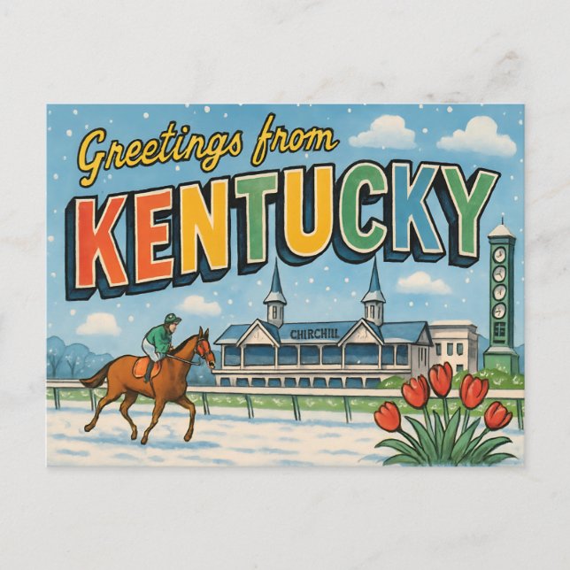 Postal KENTUCKY Postcard (Anverso)
