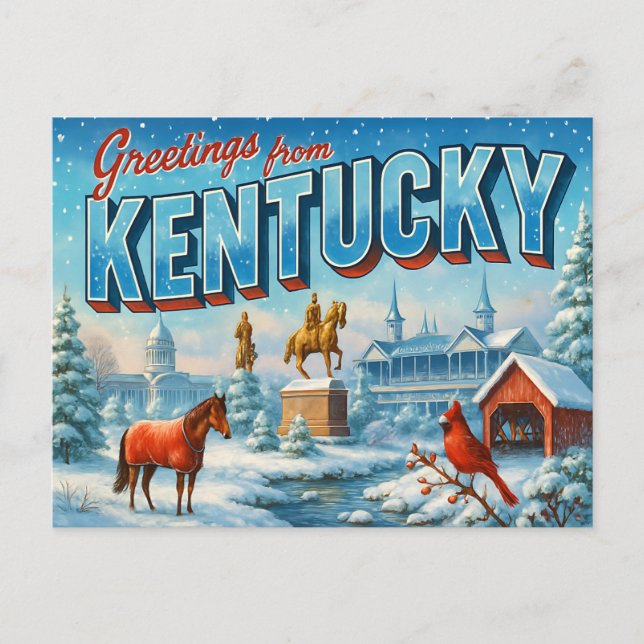 Postal KENTUCKY Postcard (Anverso)
