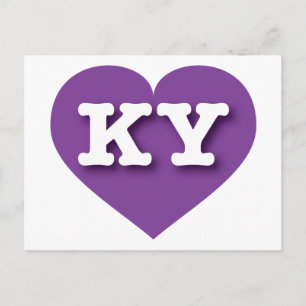 Postal Kentucky Purple Heart - Amo a KY