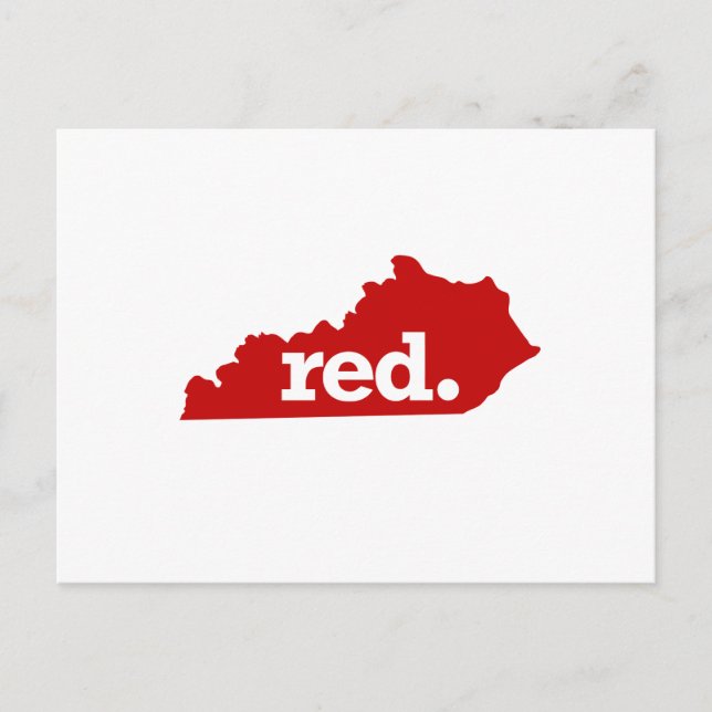 POSTAL KENTUCKY RED STATE (Anverso)
