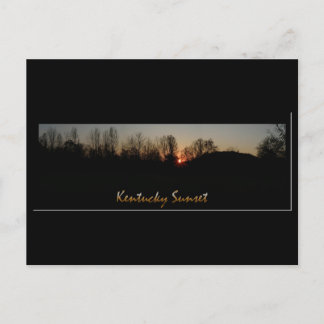 Postal Kentucky Sunset