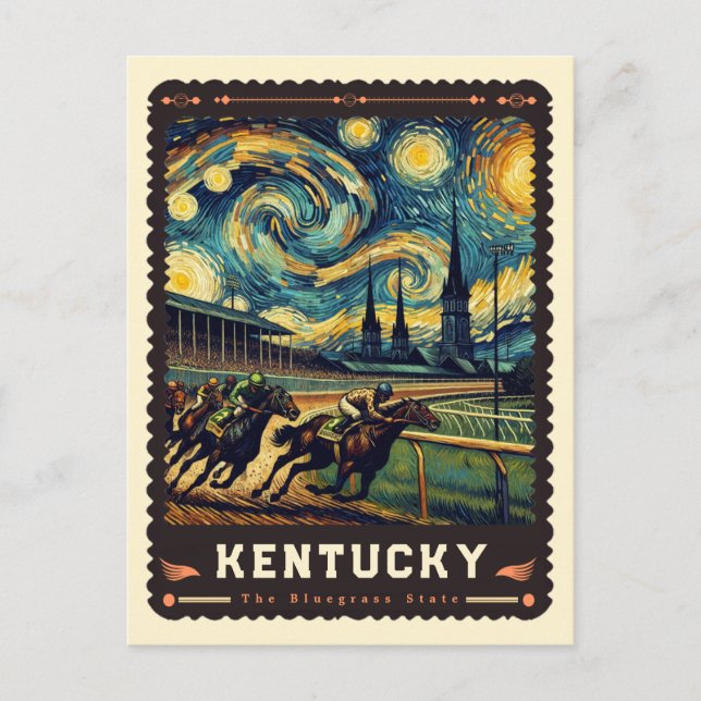 Postal Kentucky | Vincent Van Gogh Inspired (Anverso)