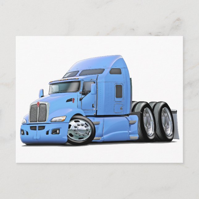 Postal Kenworth 660 Lt Blue Truck (Anverso)