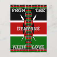 Kenya Seamless Flags Borde tramas de arte