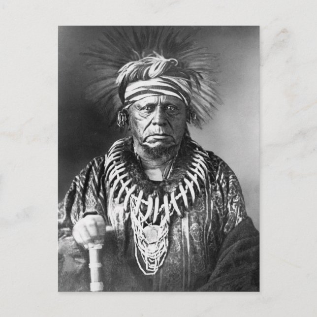 Postal Keokuk ~ Jefe Sauk 1847 (Anverso)