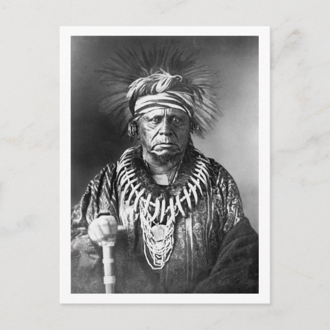 Postal Keokuk ~ Jefe Sauk 1847 (Anverso)