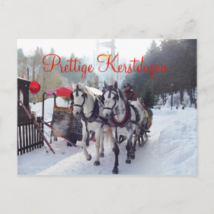 Postal Kerstkaart Prettige Kerstdagen