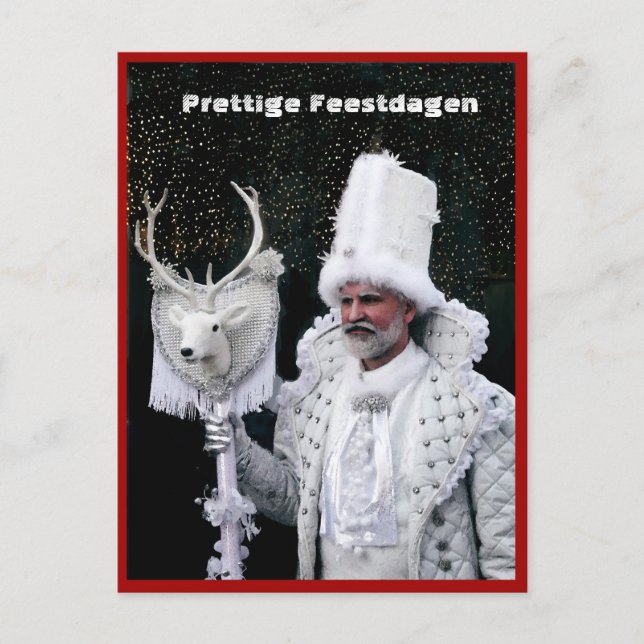 Postal Kerstkaart Winterkoning Venetië (Países Bajos) (Anverso)