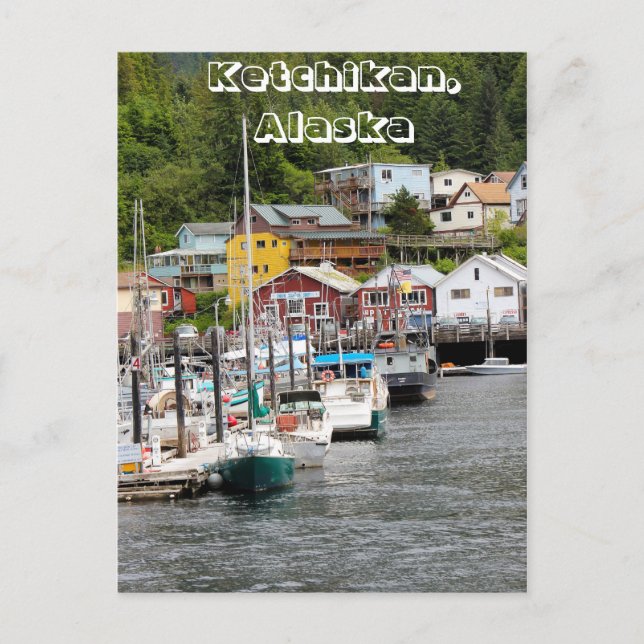 Postal Ketchikan, Alaska (Anverso)