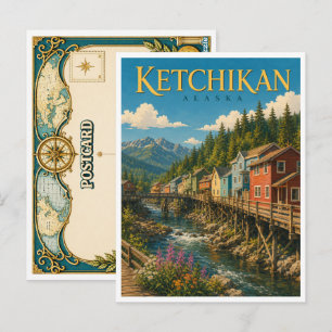 Postal Ketchikan Alaska Creek Street GeoSaga