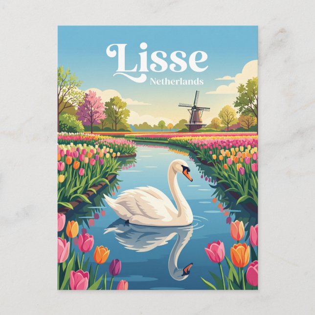 Postal Keukenhof Países Bajos (Anverso)