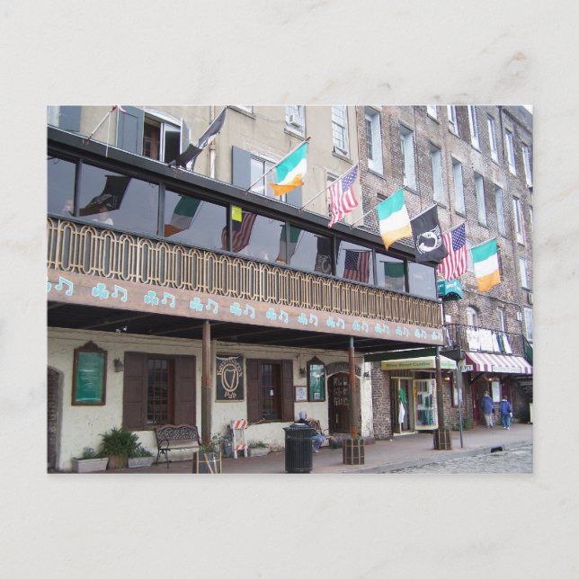 Postal Kevin Barry's Pub - Savannah, GA (Anverso)