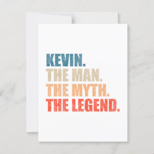 Postal Kevin El Hombre El Mito La Leyenda