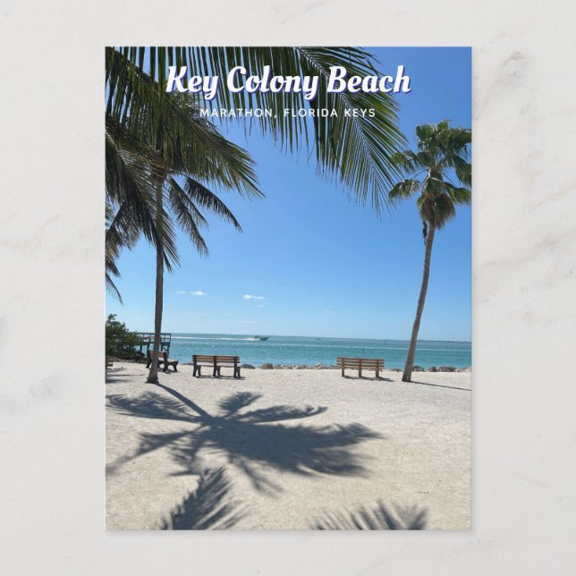 Postal Key Colony Beach Marathon Florida Keys (Anverso)