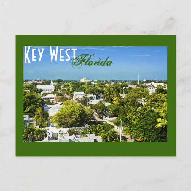 Postal Key West, Florida, EE.UU. (Anverso)