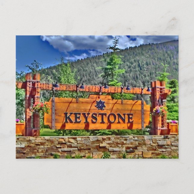 Postal Keystone Colorado (Anverso)