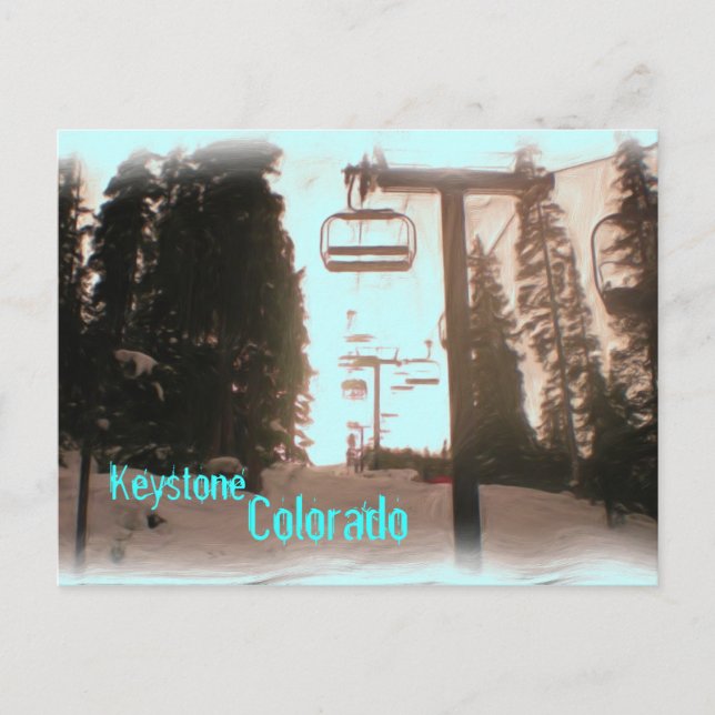 Postal Keystone Colorado (Anverso)