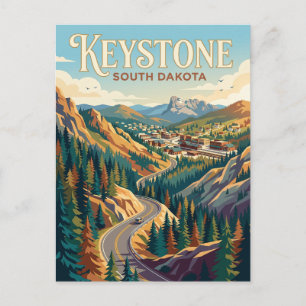 Postal Keystone Dakota del Sur