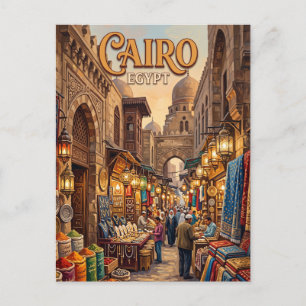 Postal Khan el-Khalili El Cairo Egipto