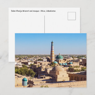 Postal Khiva famosa - Uzbekistán
