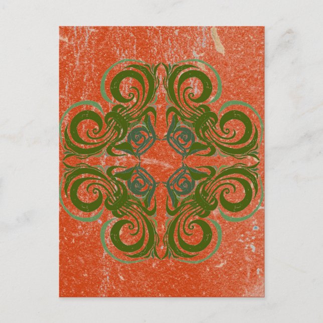 Postal Khokhloma Exotique (Anverso)