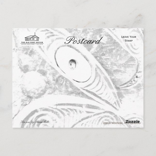 Postal kia ora (Reverso)