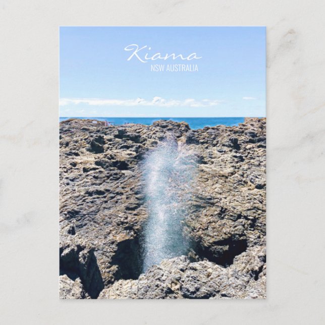 Postal Kiama Blowhole Australia (Anverso)