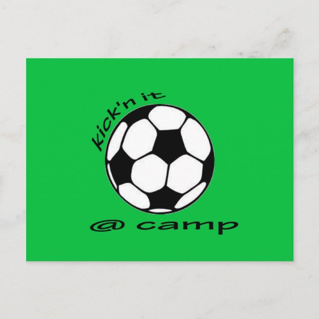 Postal Kickin' it @ Camp (Anverso)