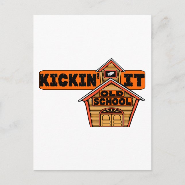 Postal Kickin' It Old School (Anverso)