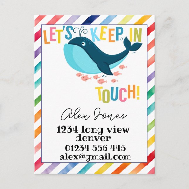 Postal KIds mantener en contacto KIT (Anverso)