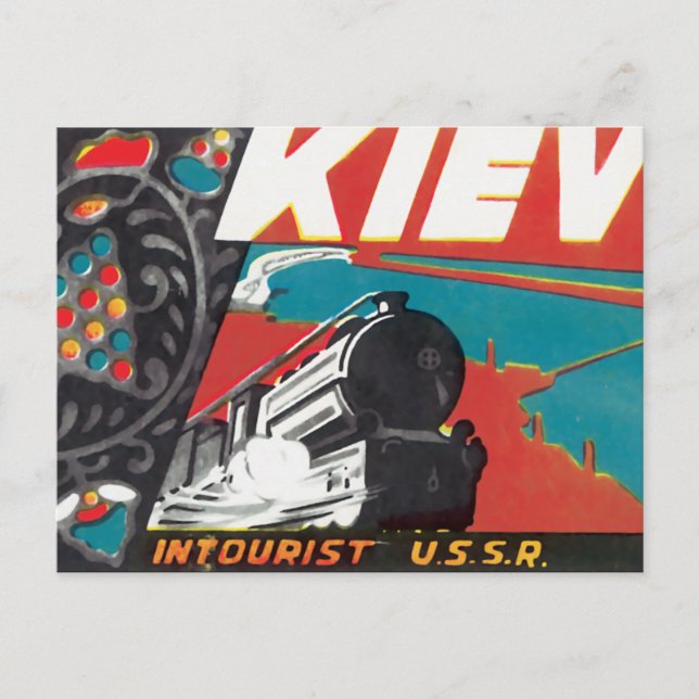 Postal Kiev Inourist URSS (Anverso)