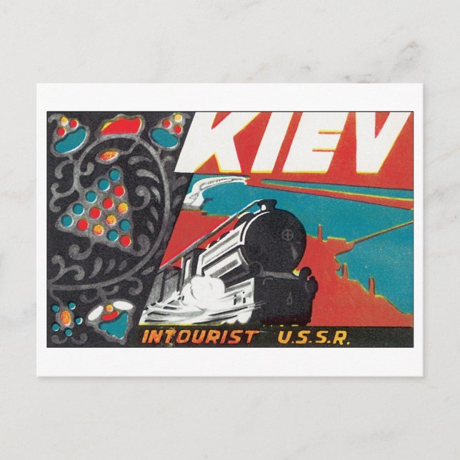 Postal Kiev Inourist URSS (Anverso)