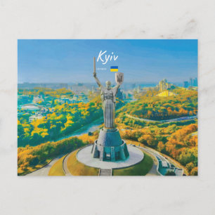 Postal Kiev, Ucrania - Monumento a la Madre Ucrania