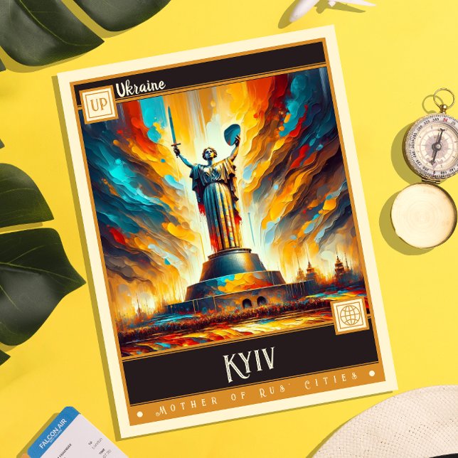 Postal Kiev, Ucrania | Pintura de época (Subido por el creador)