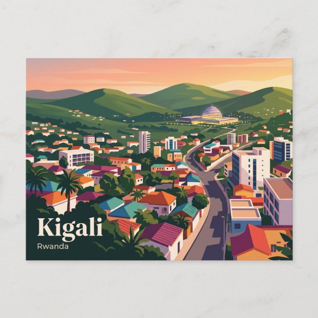 Postal Kigali, Ruanda (Anverso)
