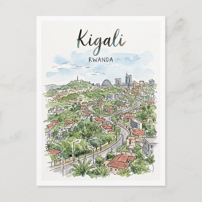 Postal Kigali Ruanda (Anverso)