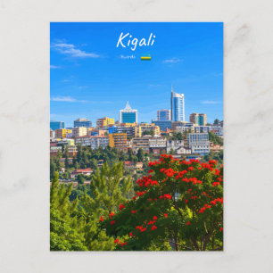 Postal Kigali, Ruanda - Horizonte de Ciudad Moderna