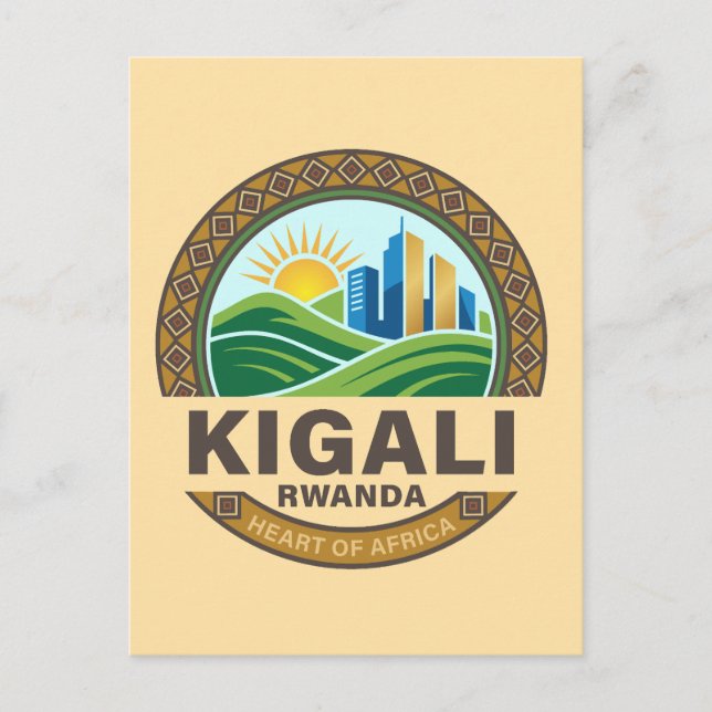 Postal Kigali Rwanda Africa (Anverso)