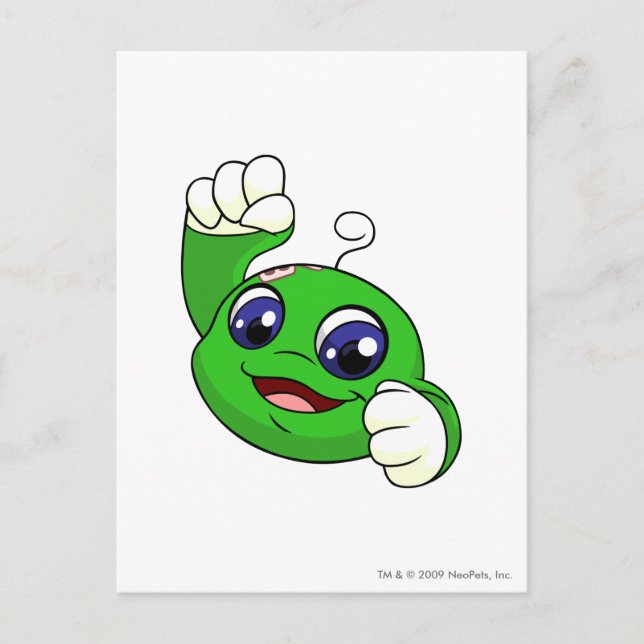 Postal Kiko Green (Anverso)