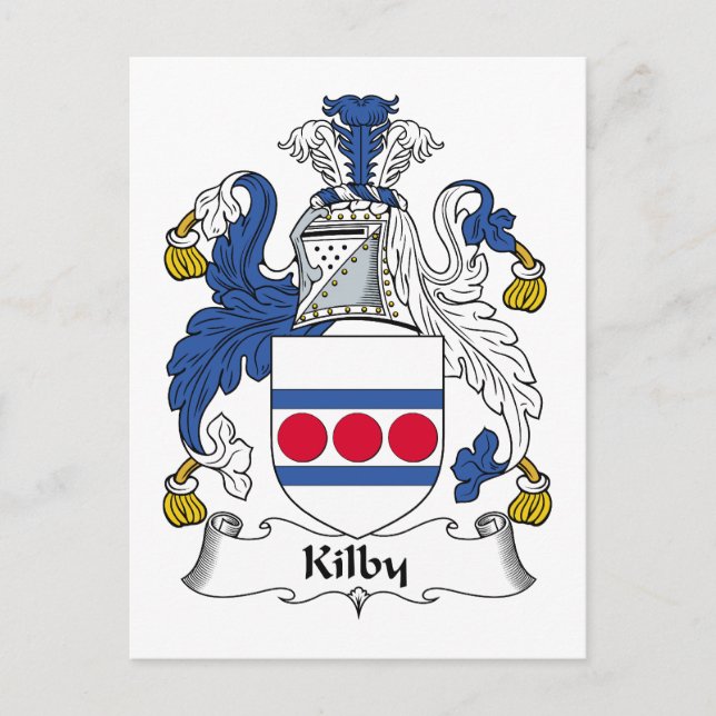 Postal Kilby Family Crest (Anverso)