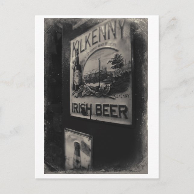 Postal Kilkenny/cerveza irlandesa (Anverso)