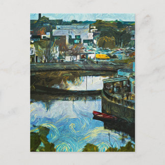 Postal Kilkenny, Irlanda con vistas al río Nore